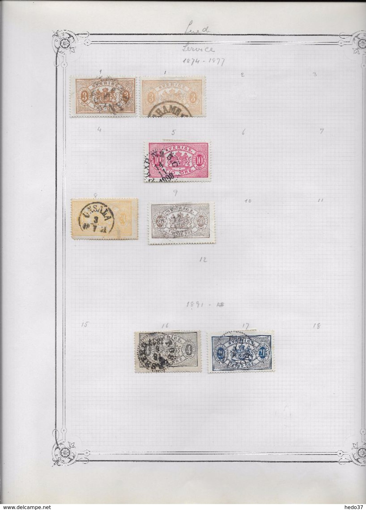 Suède - Collection Vendue Page Par Page - Timbres Oblitérés / Neufs * - B/TB - Verzamelingen