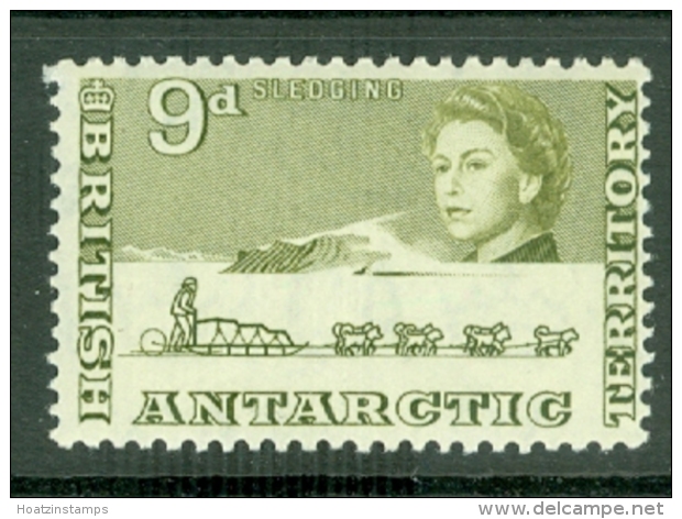 British Antarctic Territory: 1963/69   QE II - Pictorial   SG9     9d    MNH - Neufs