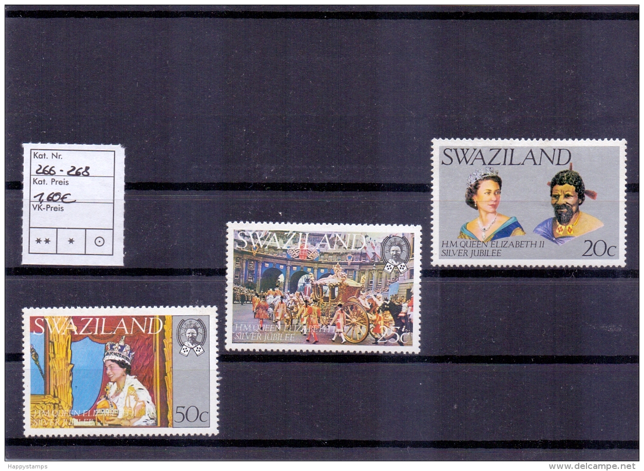 Swaziland - 25 Jahre Regentschaft 1977 (**/MNH) - Swaziland (1968-...)