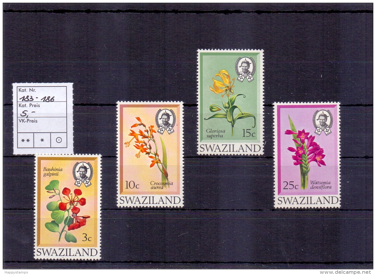 Swaziland - Einheimische Blumen 1971 (**/MNH) - Swaziland (1968-...)