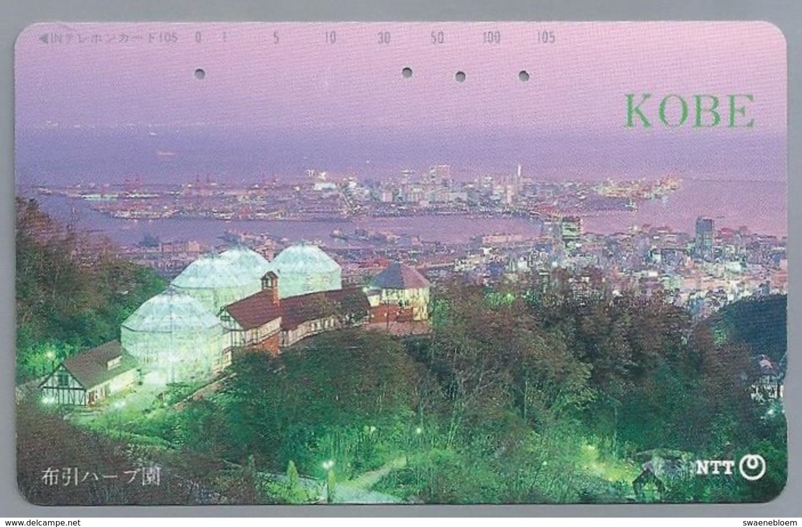 JP.- Japan, Telefoonkaart. Telecarte Japon. NTT. KOBE. - Landschappen