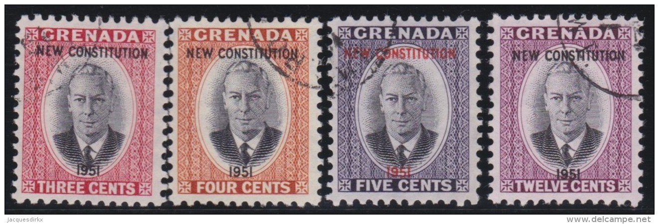 Grenada        .   SG   .      187/190         .       O   .   Cancelled   .   /   .   Gebruikt - Grenada (...-1974)