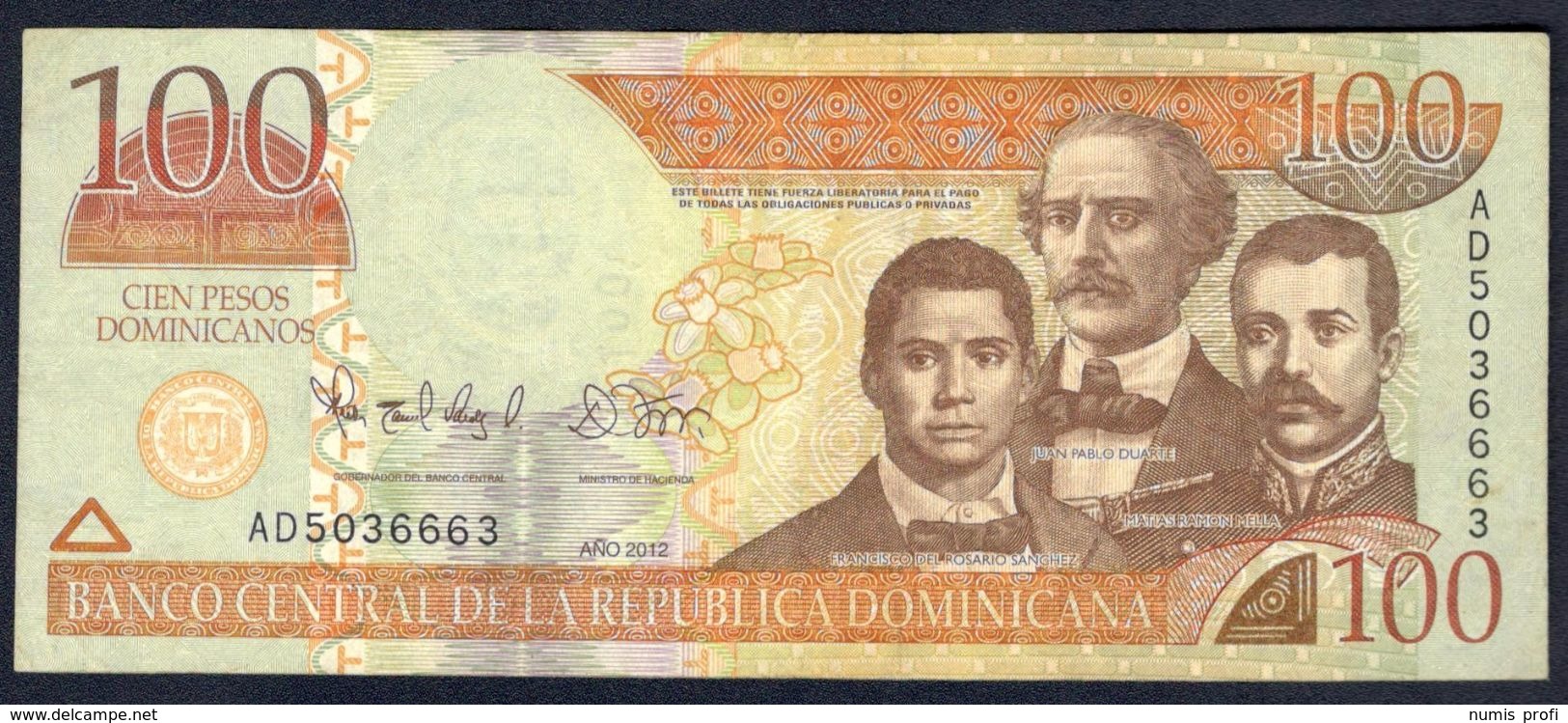 Dominicana - 100 Pesos Dominicanos 2012 P184 - Dominicana