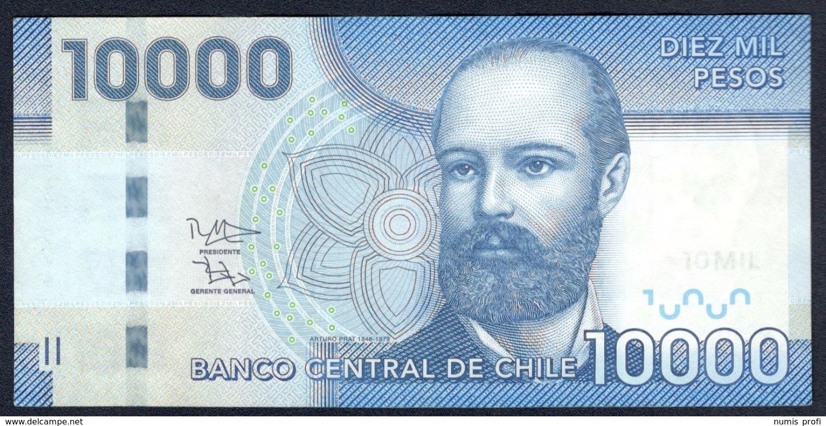 Chile - 10000 Pesos 2012 P164c - Chile