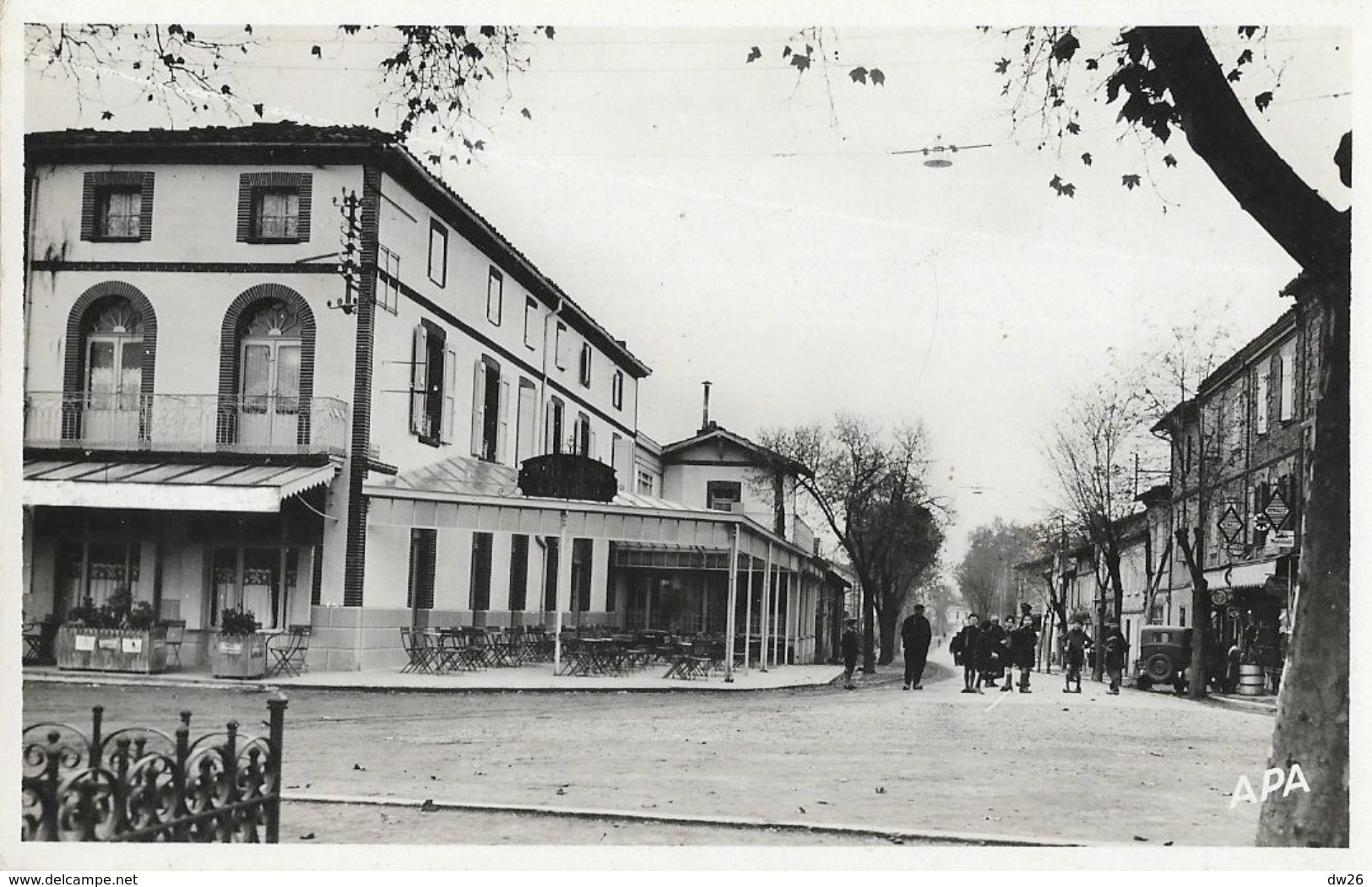 St Saint-Sulpice (Tarn) - Avenue De La Gare - Carte APA Poux Non Circulée - Saint Sulpice