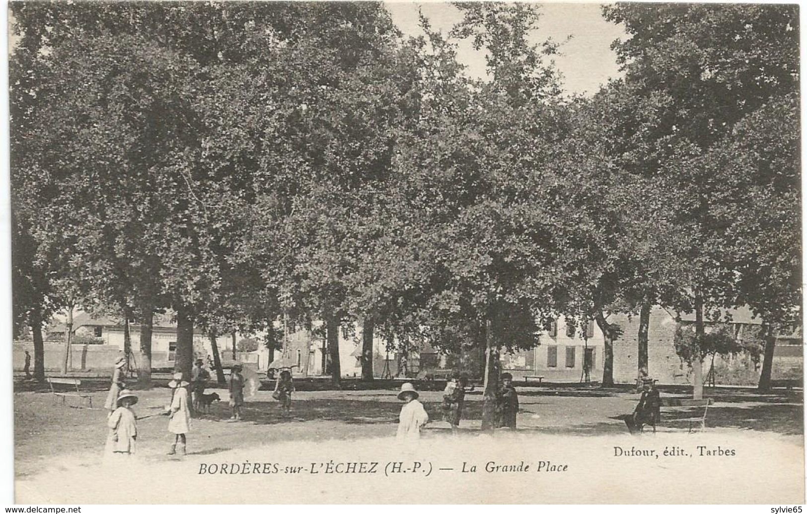 BORDERES-SUR-ECHEZ-la Grande Place - Other & Unclassified