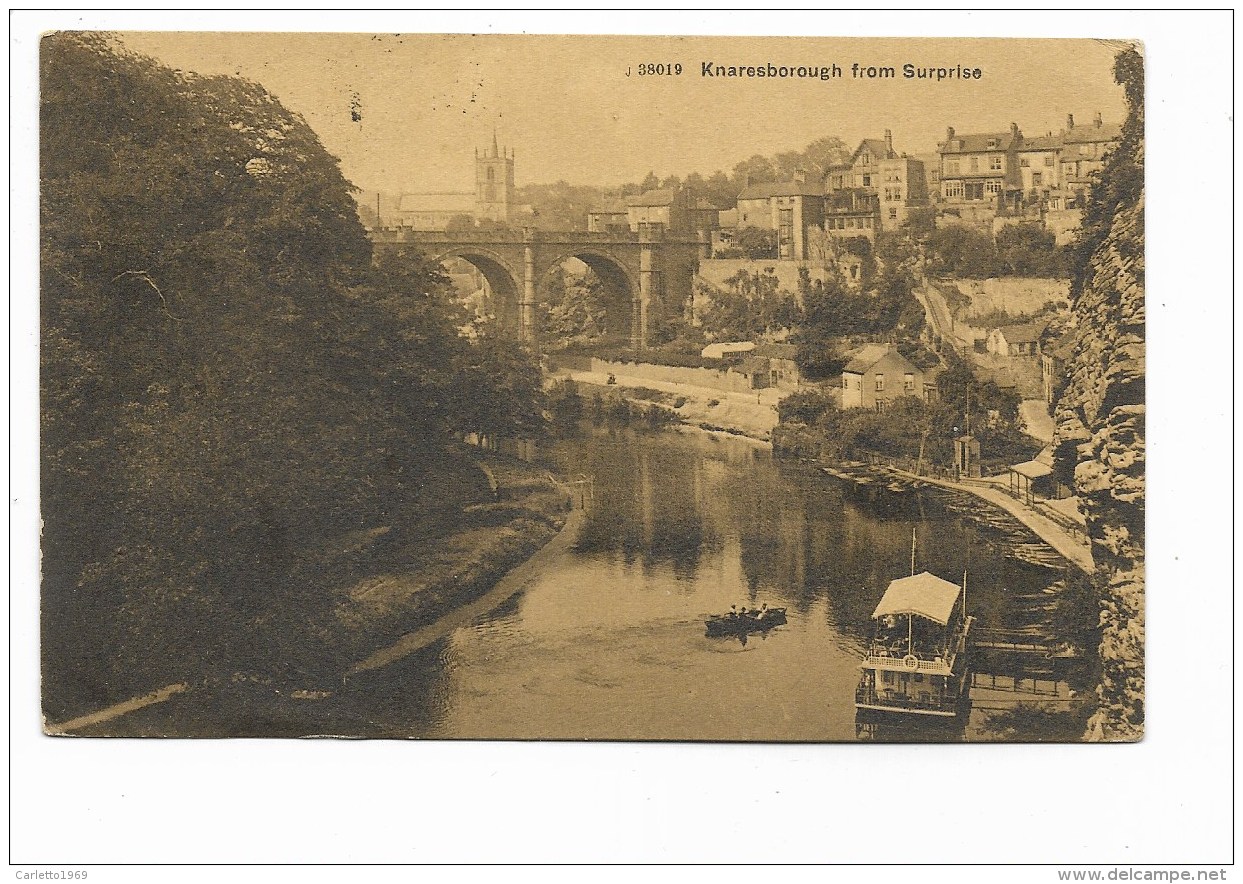 KNARESBOROUGH FROM SURPRISE  VIAGGIATA  FP - Harrogate