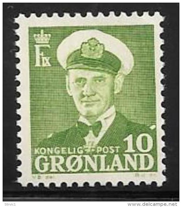 Greenland, Scott #30 MNH Frederik LX, 1950 - Unused Stamps