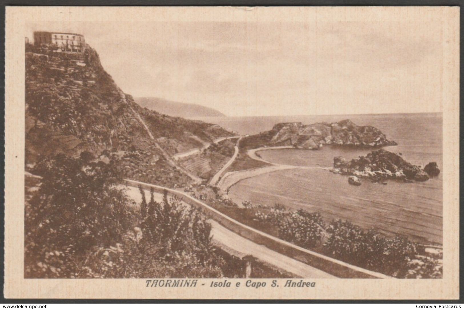 Isola E Capo S Andrea, Taormina, Messina, Sicilia, C.1920s - Galifi Crupi Cartolina - Messina