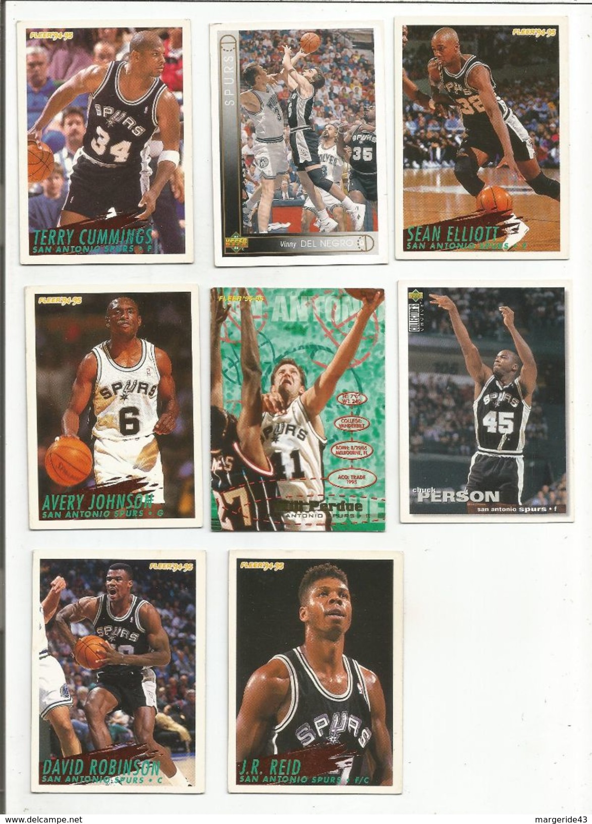 LOT DE CARTES BASKETBALL AMERICAIN