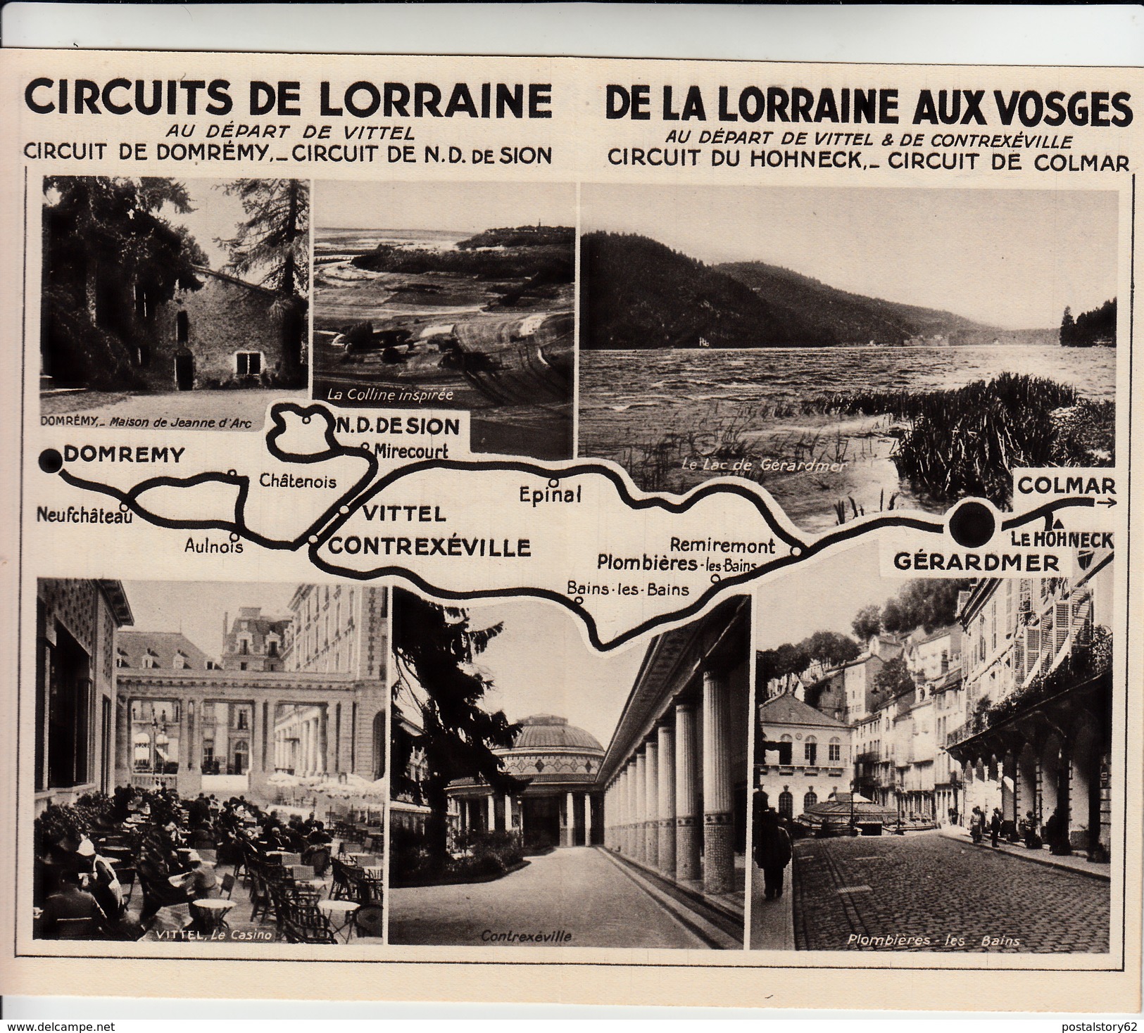 Circuits Automobiles, Champs De Bataille,circuits Des Ardenne, De Lorraine. Depliants - Other & Unclassified