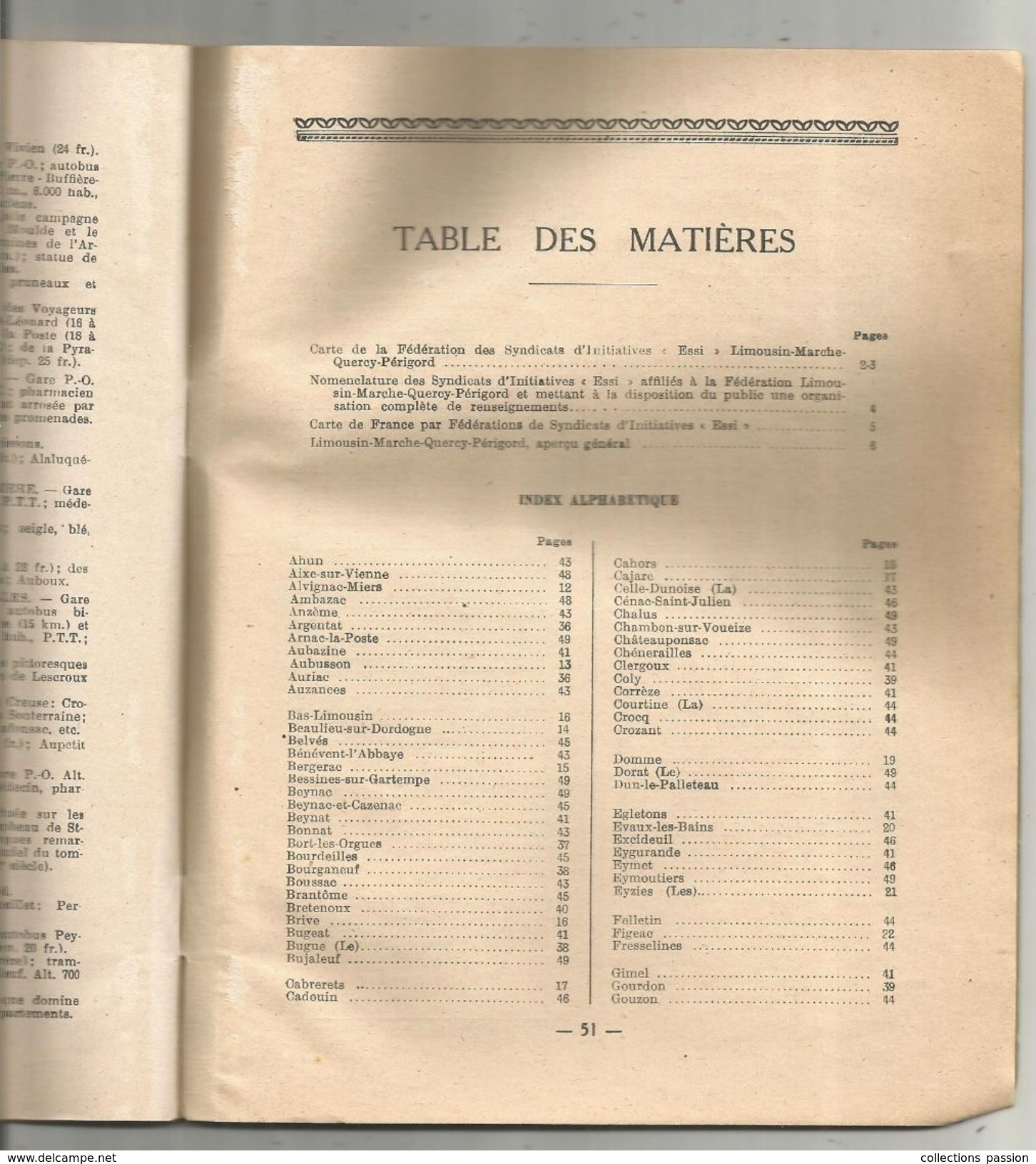 publicité régionale ,Limousin , Marche , Quercy , Périgord ,1934 , 56 pages ,8 scans  , frais fr 3.55 e