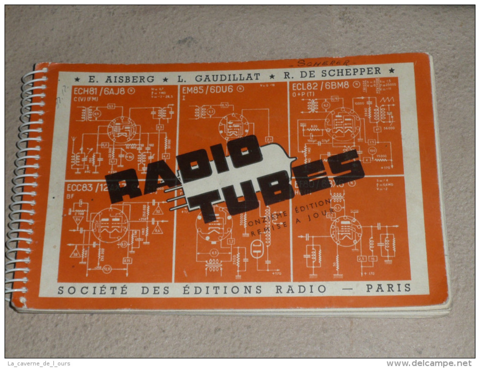 Rare Ancien Livre Catalogue RADIO TUBES Lampes Transistors - Literature & Schemes