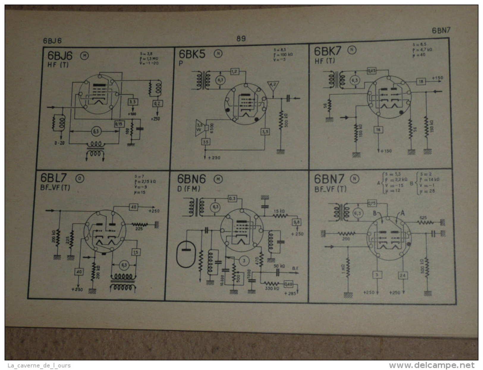 Rare Ancien Livre Catalogue RADIO TUBES Lampes Transistors - Literatuur & Schema's