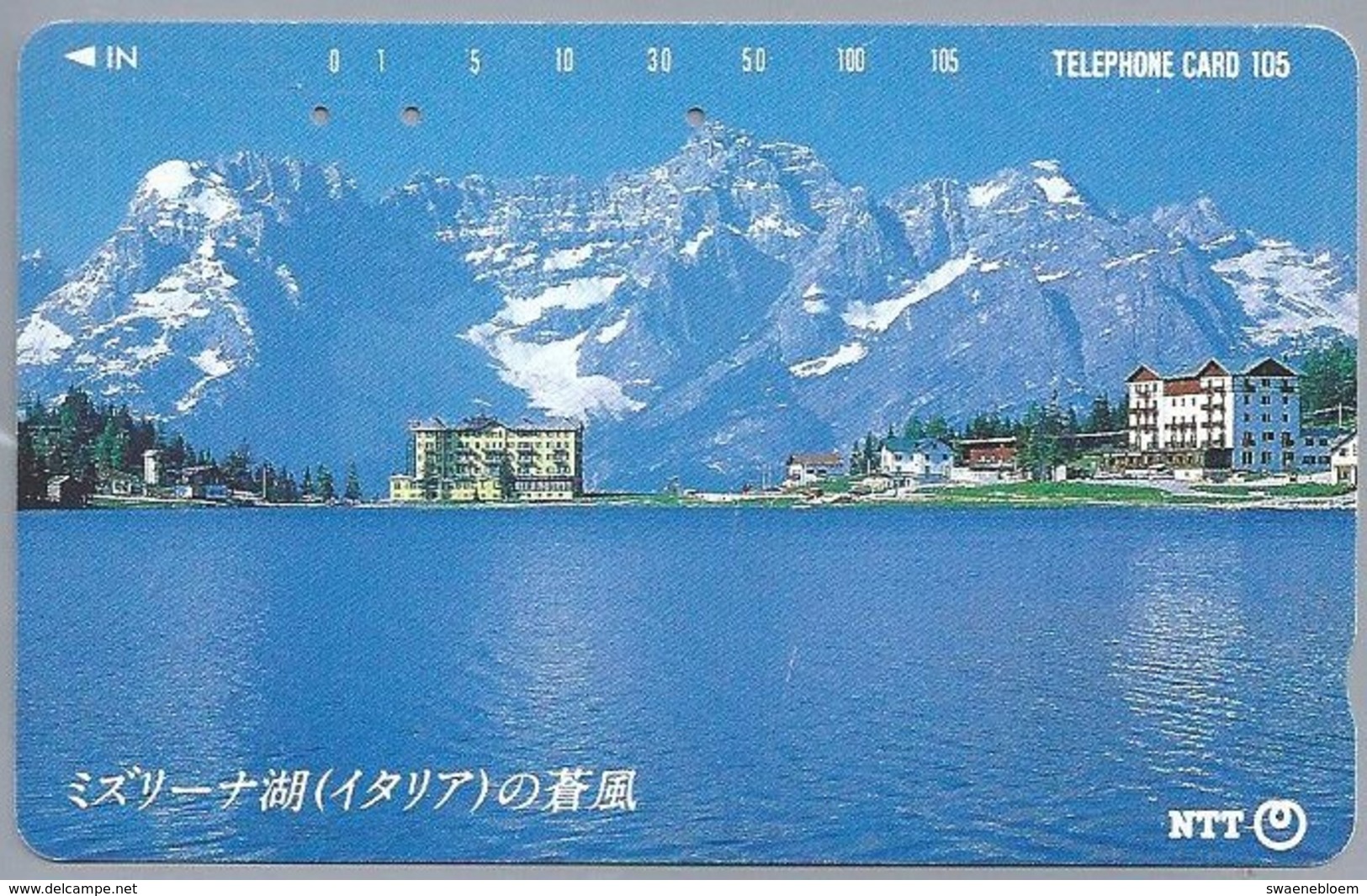 JP.- Japan, Telefoonkaart. Telecarte Japon. NTT. TELEPHONE CARD 105 - Landschappen