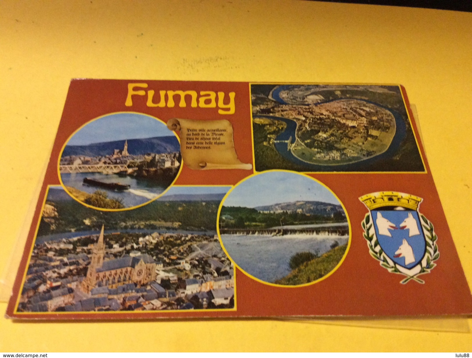 FUMAY.  LOT De 2 Cartes +    Photo Format 12x 8,5.             23/3/17 - Fumay