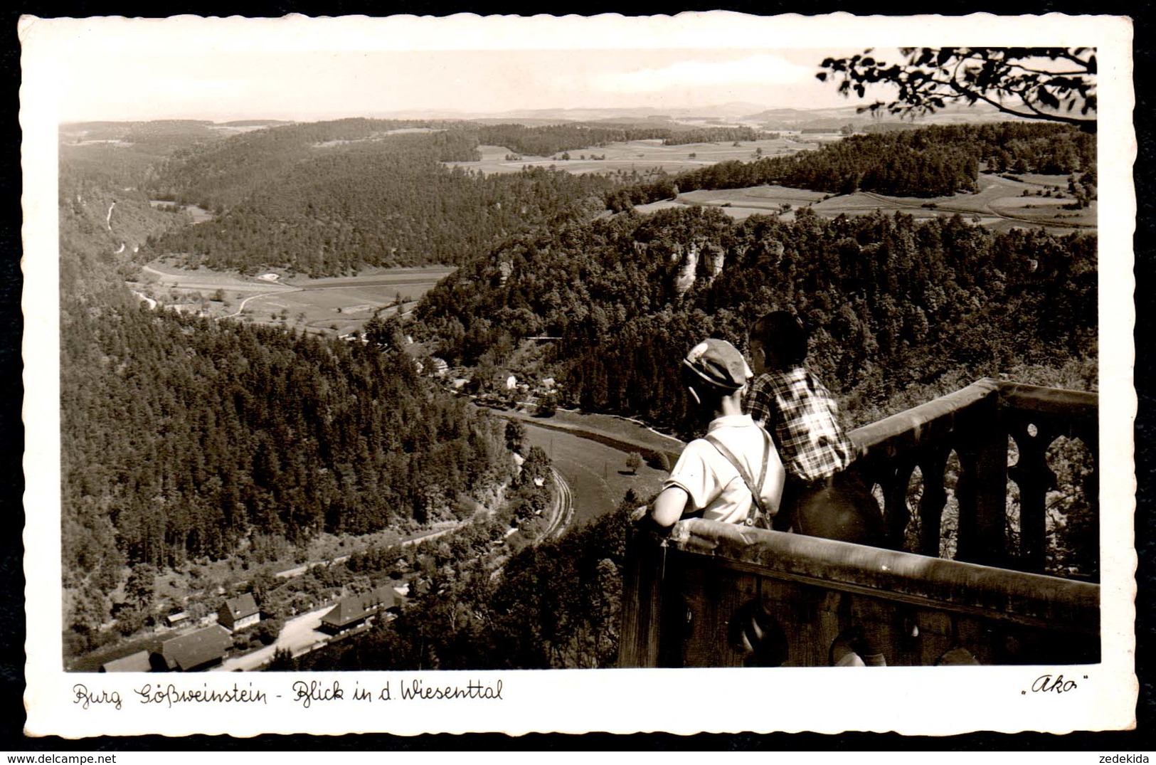 A9299 - Sonthofen - HeimhuberBurg Gößweinstein - Blick In Das Wiesenttal - Ako - Kohlbauer - Forchheim