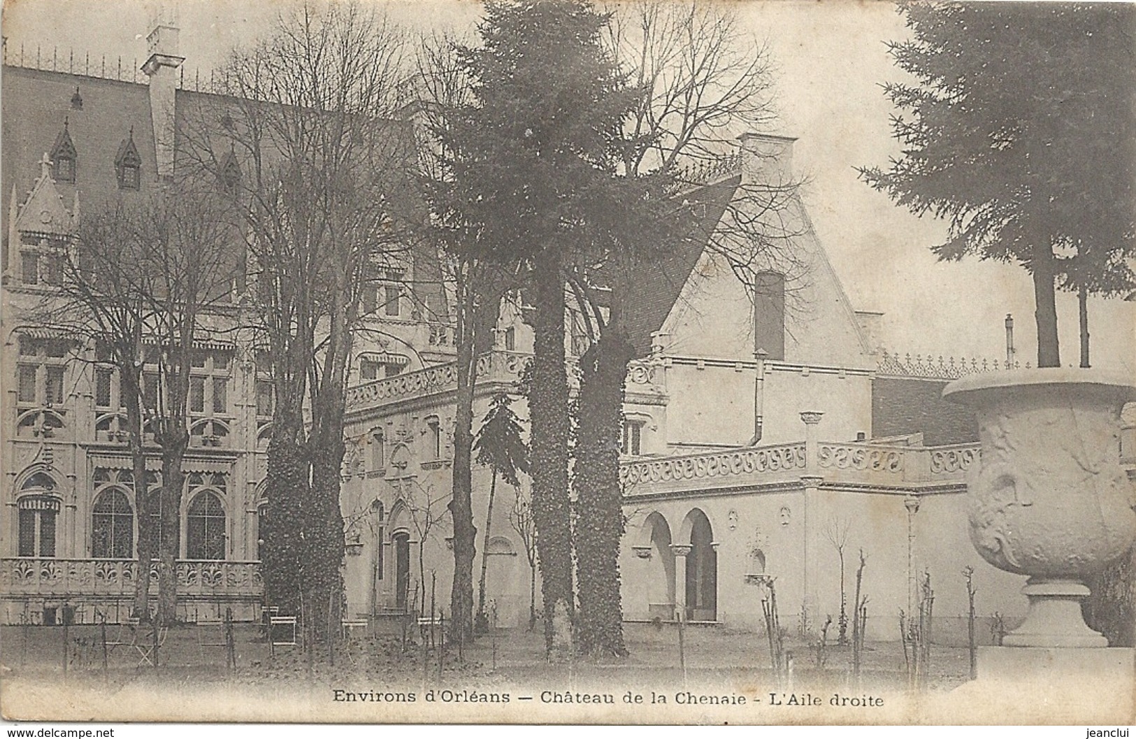 ENVIRONS D'ORLEANS - CHATEAU DE LA CHENAIE . L'AILE DROITE . ECRITE LE 4-10-1915 AU VERSO - Orleans