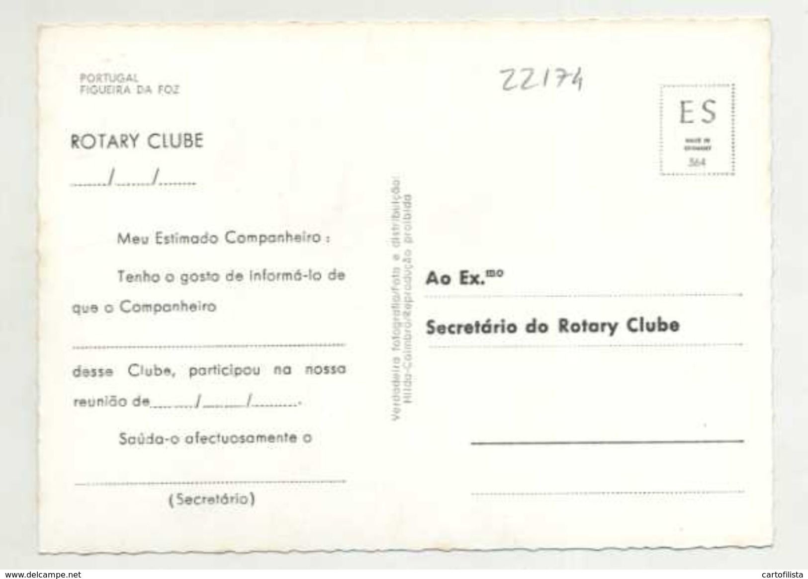 FIGUEIRA DA FOZ - Estaleiros  (Postal Do Rotary Club)  (2 Scans) - Coimbra