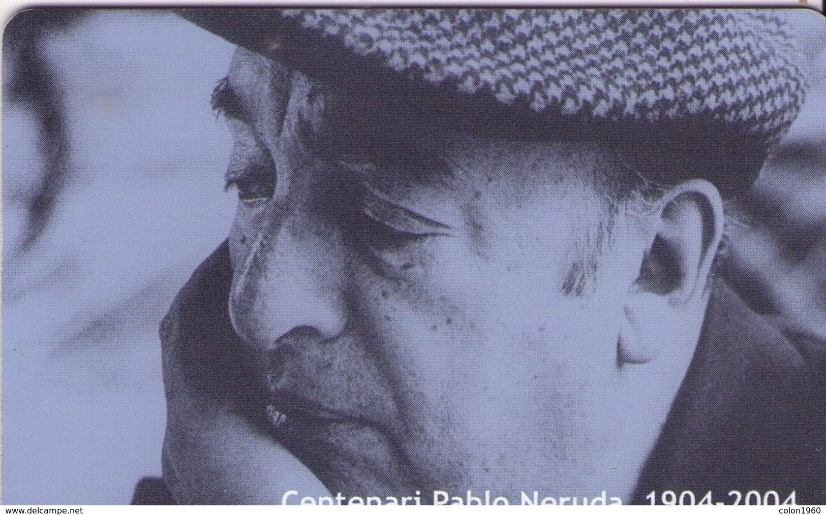 TARJETA TELEFONICA DE ANDORRA. (PABLO NERUDA) (080) - Andorra