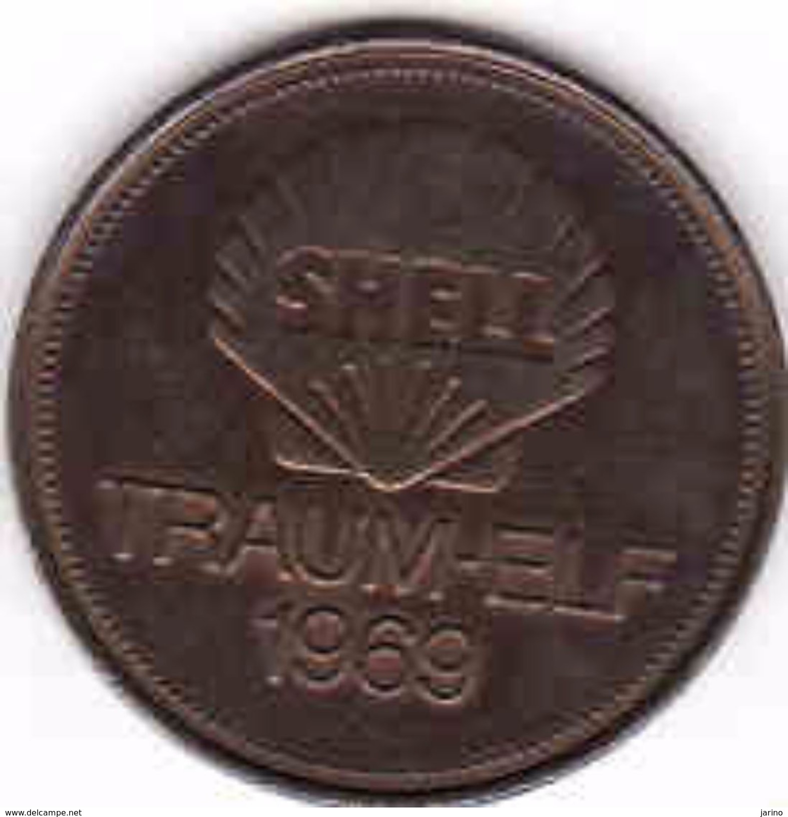 Germany Token SHELL TRAUM-ELF, Klaus Fichtel - Soccer Player , Brass, Laiton - Professionnels/De Société