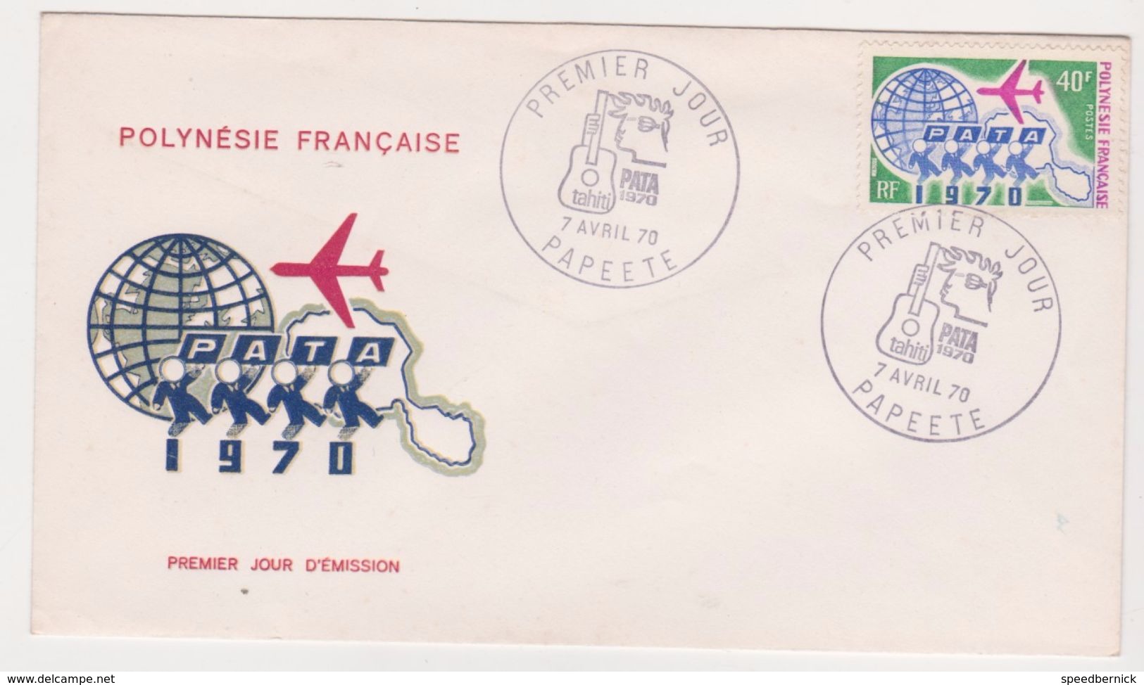 Trois  Enveloppe Premier Jour Polynesie Francaise Tahiti -Maeva Taharaa Pata 1969 1970 - Grands Ensembles Immobiliers - Lettres & Documents