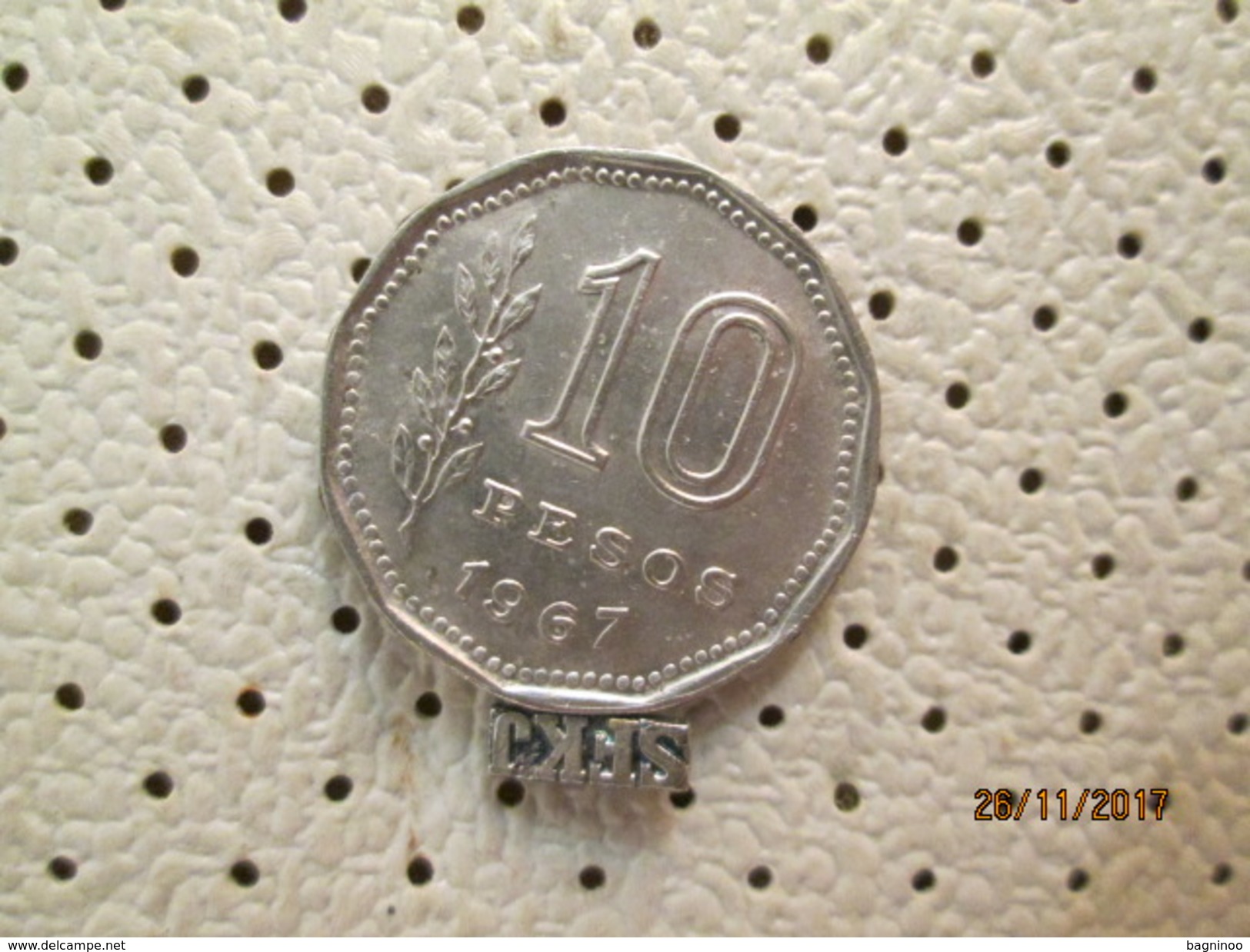 ARGENTINA 10 Pesos 1967 # 5 - Argentina