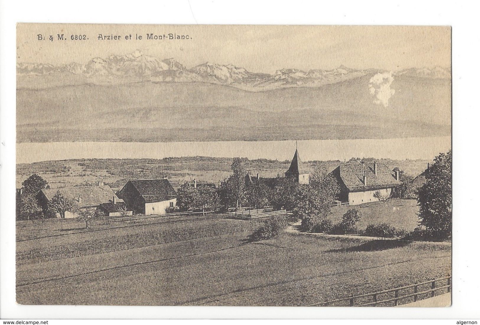 18269 -  Arzier Et Le Mont Blanc - Arzier-Le Muids