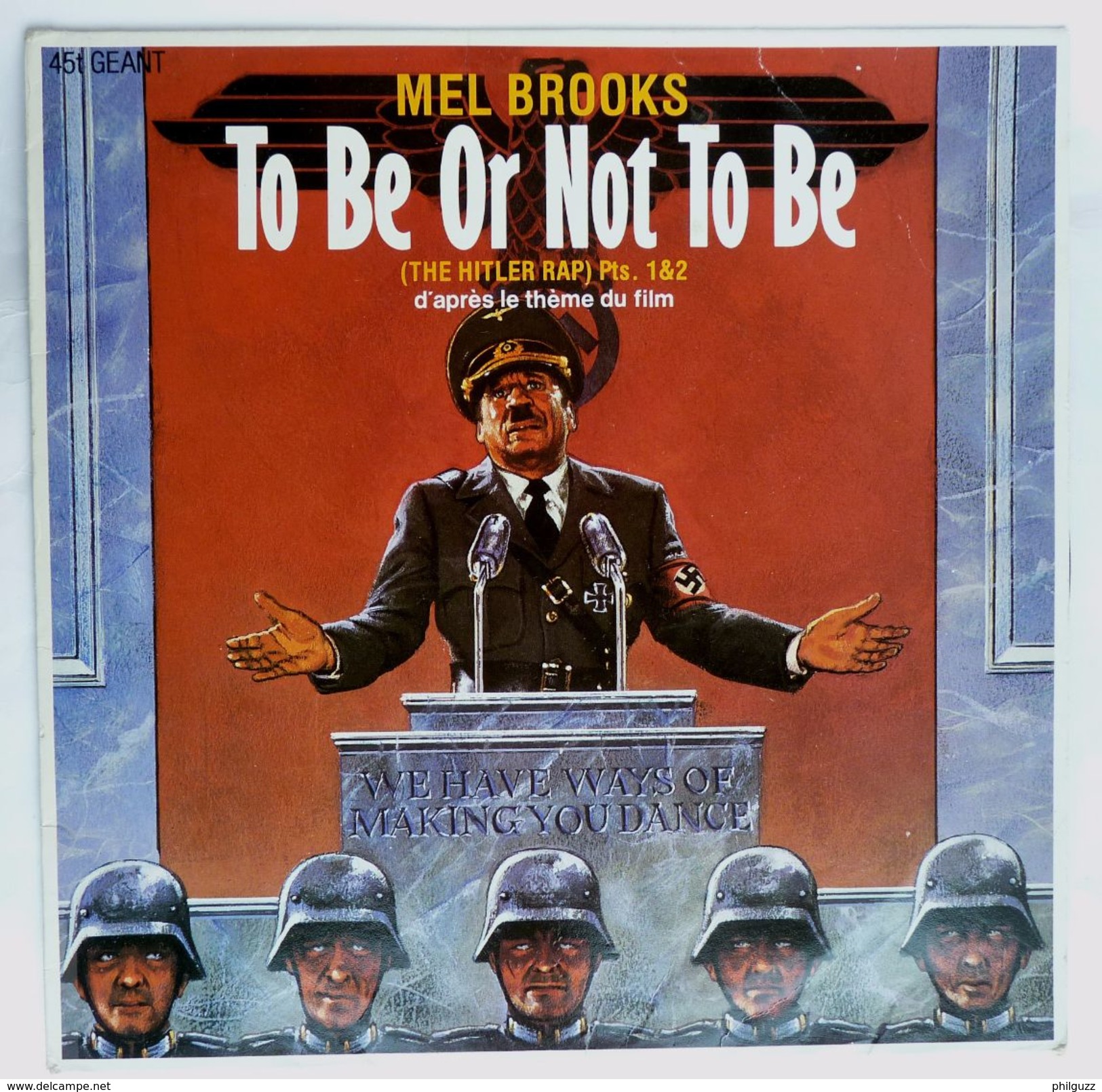 Disque Vinyle 33T  To Be Or Not To Be Mel Brooks Phonogram 818 297 1 1983 Illustration G HUMPHREY'S - Other & Unclassified