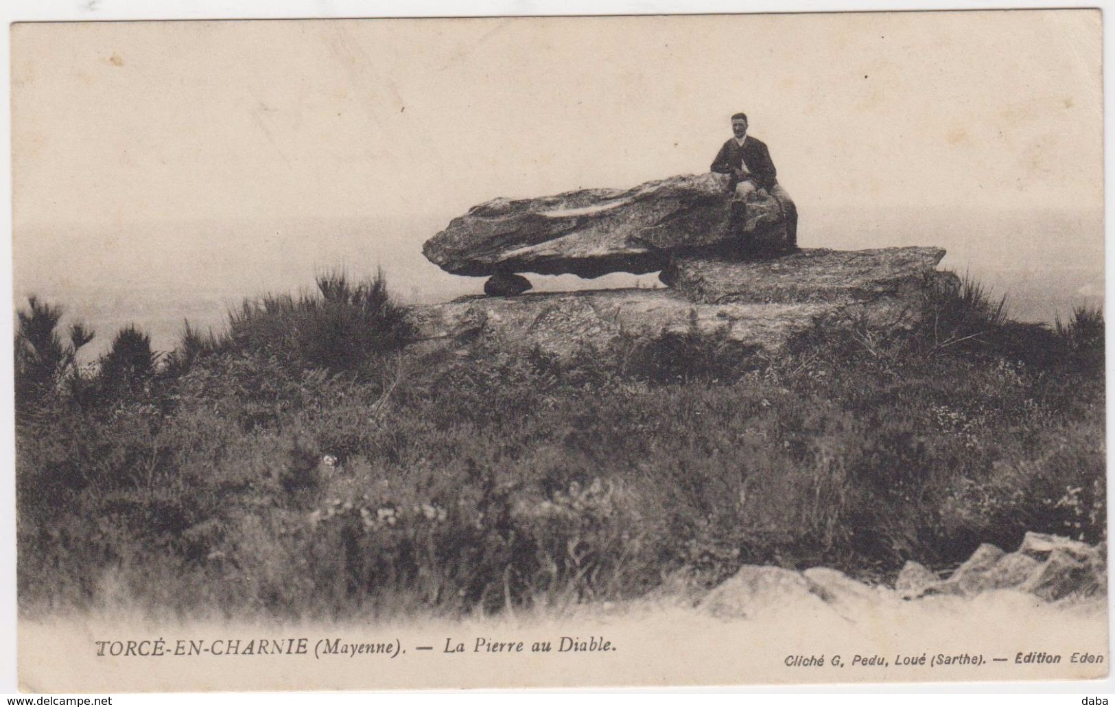 Torcé-en-Charnie. La Pierre Du Diable - Sonstige & Ohne Zuordnung