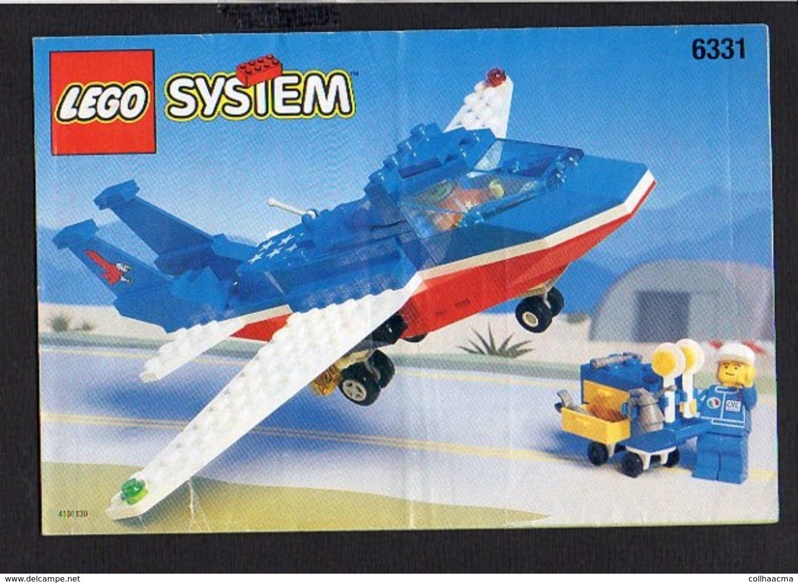 Notice Plan LEGO System N° 6331 De 1996 / Avion - Lego System