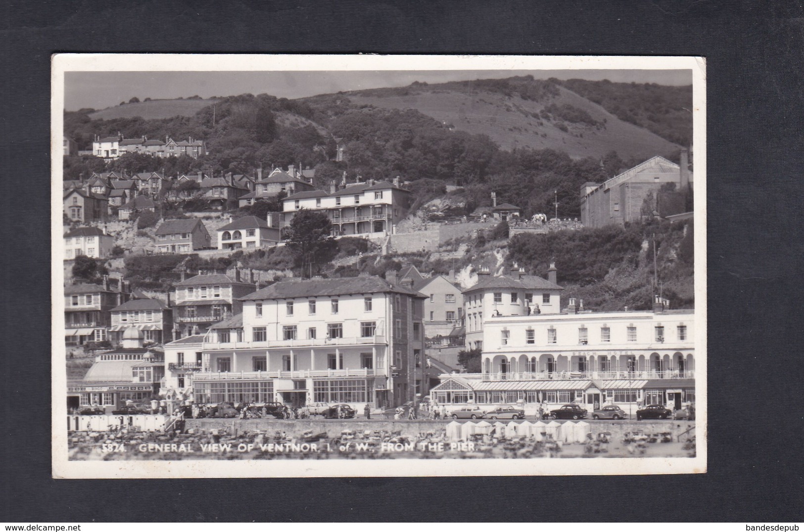 UK General View Of Ventnor Isle Of Wight From The Pier ( Real Photo ) - Ventnor