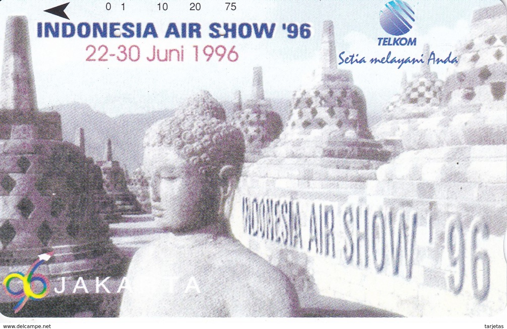 TARJETA DE INDONESIA AIR SHOW'96 EN JAKARTA - Indonesië