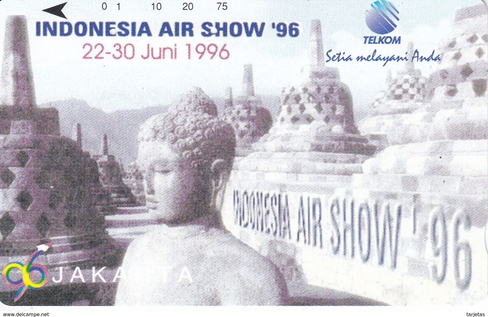 TARJETA DE INDONESIA AIR SHOW'96 EN JAKARTA - Indonesia