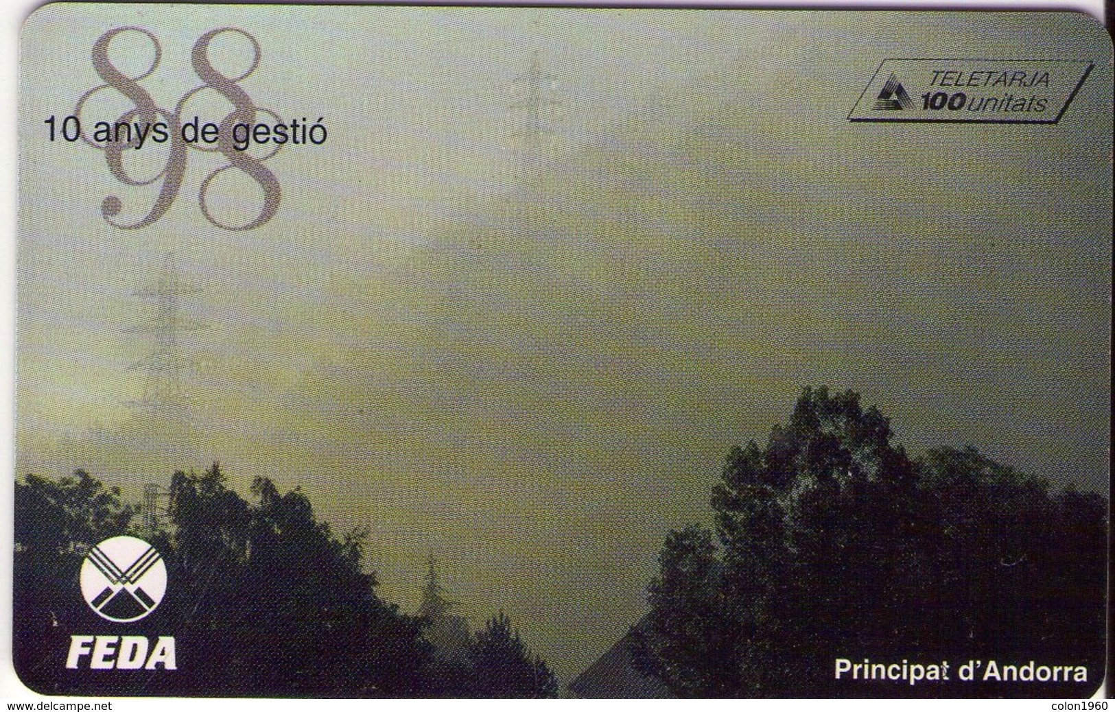 ANDORRA. Feda. 1998-10. 10000 Ex. AD-STA-0096. (062) - Andorra