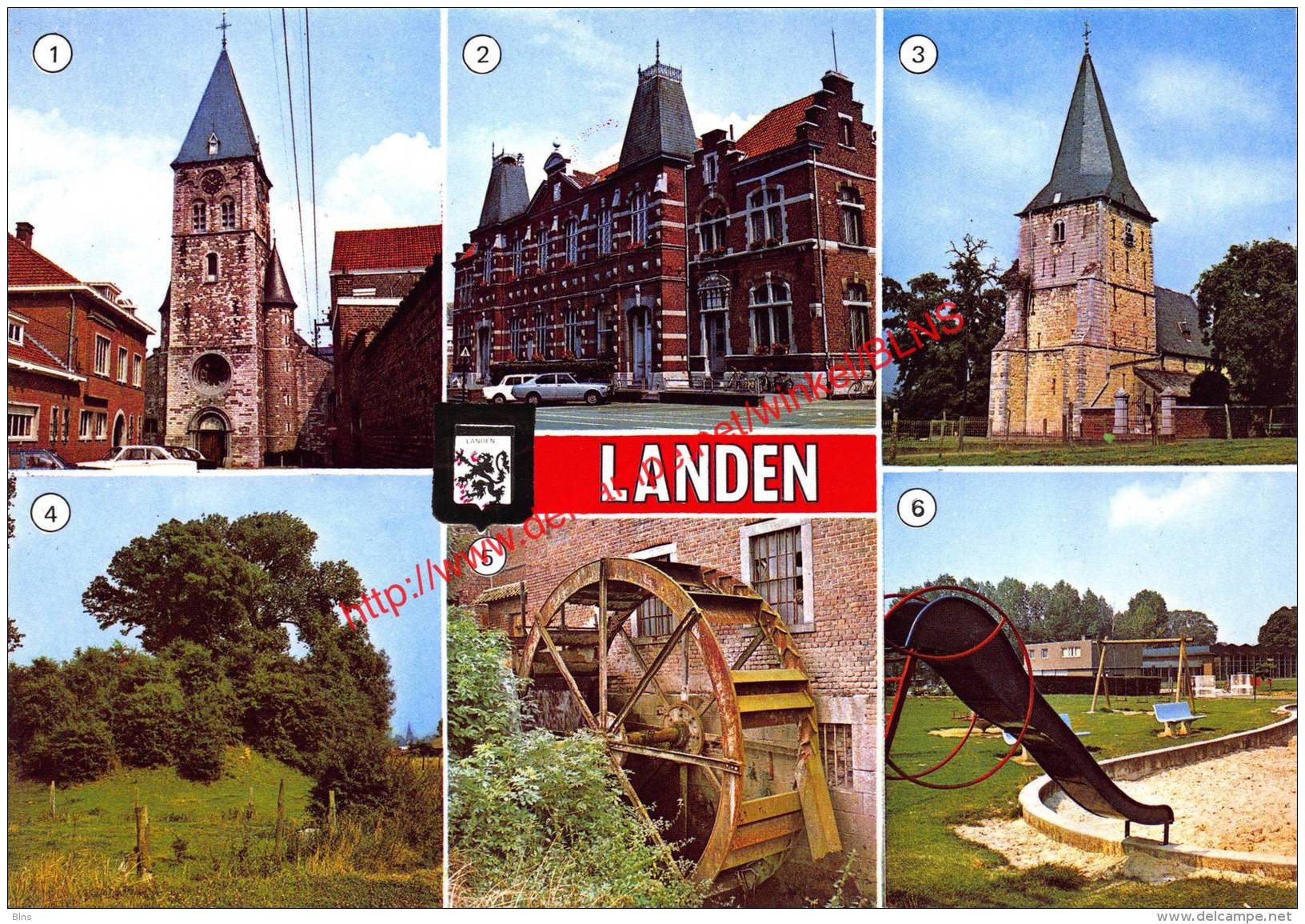 Sint-Gertrudiskerk - Gemeentehuis - Landen - Landen