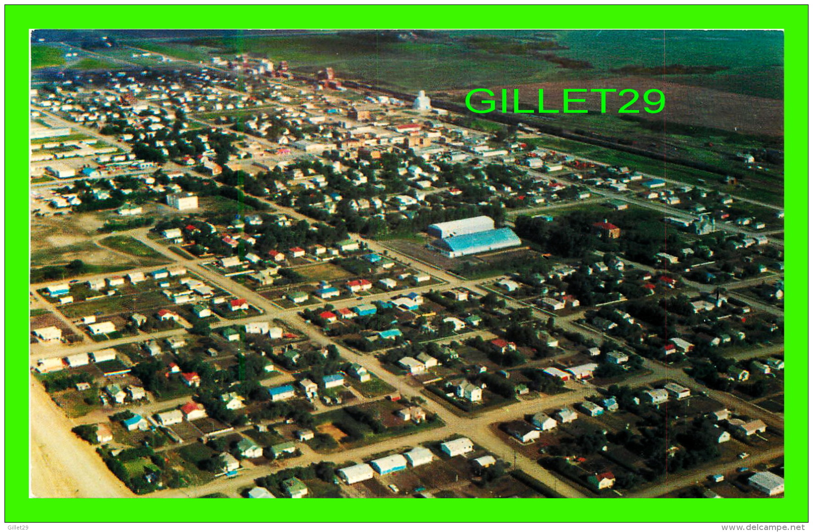 WYNYARD, SASKATCHEWAN -  AIR VIEW OF THE CITY - UNITED SPECIALTIES LTD -  PHOTO, RICHARD GAMPP - - Autres & Non Classés