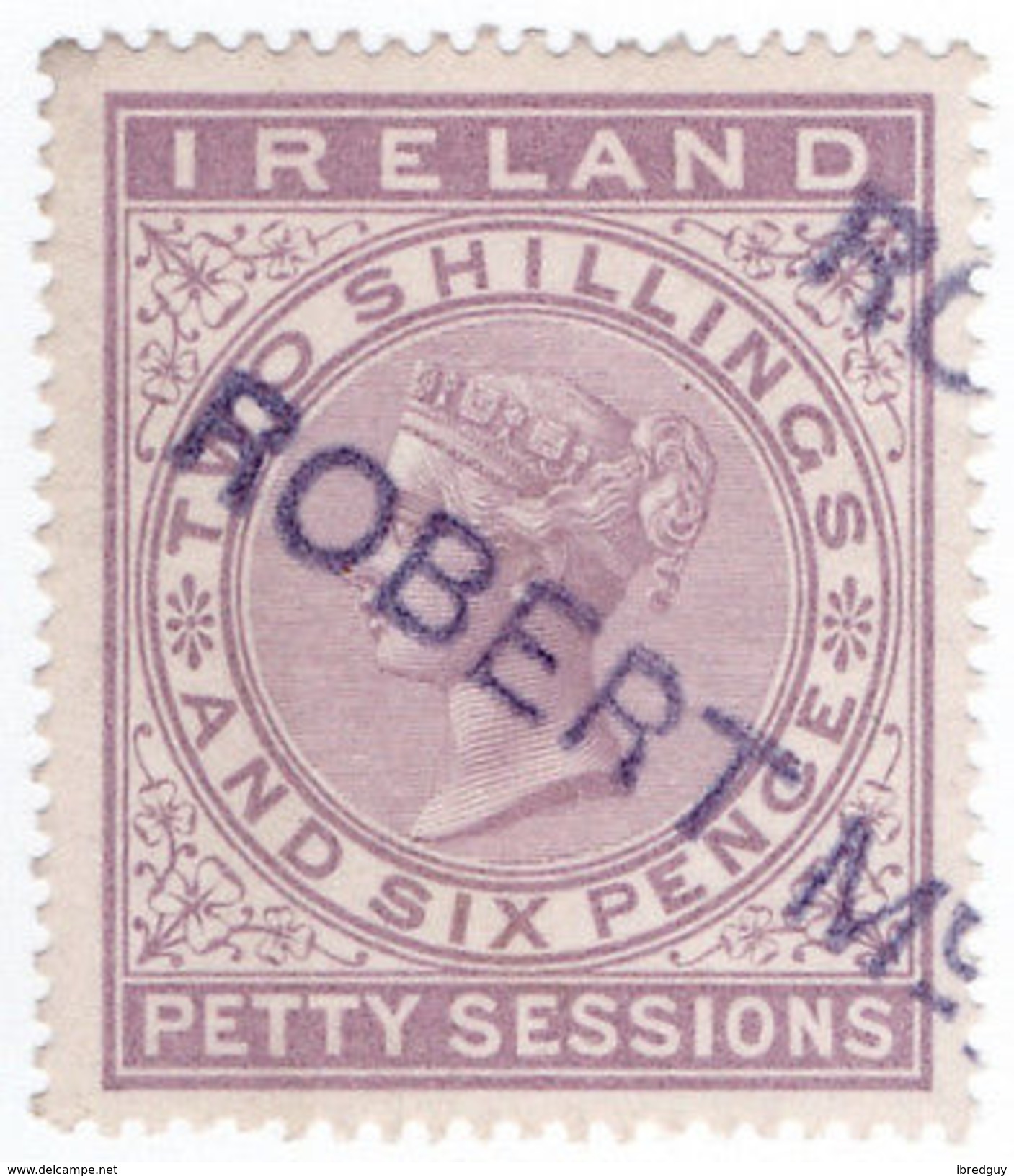 (I.B) QV Revenue : Ireland Petty Sessions 2/6d (1881) - Unclassified