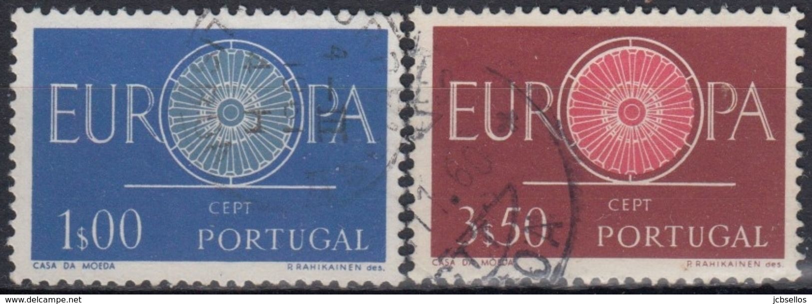 PORTUGAL 1960 Nº 879/80 USADO - Oblitérés