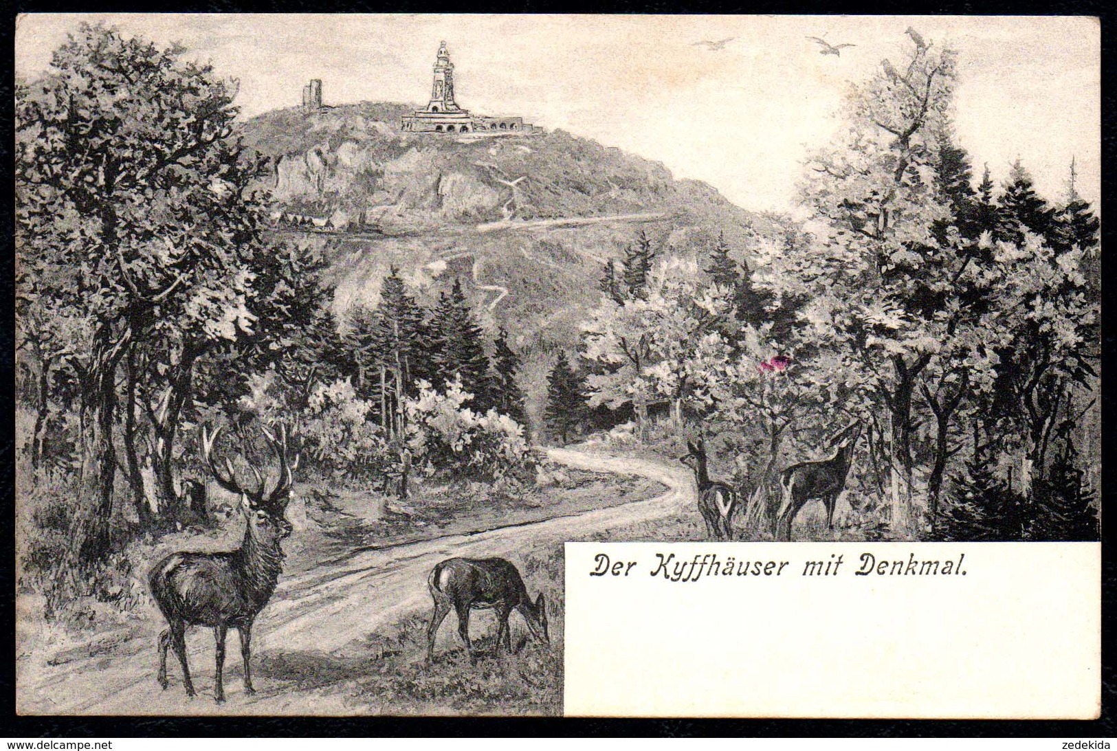 A9318 - Kyffhäuser - Denkmal Kaiser Wilhelm - C. Werneburg 25 TOP - Sangerhausen