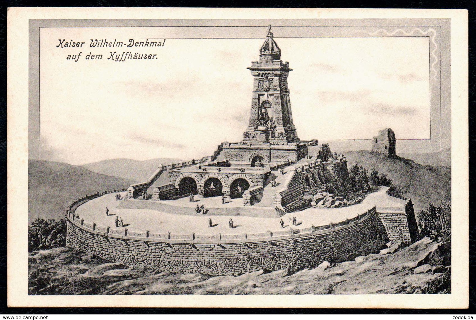 A9319 - Kyffhäuser - Denkmal Kaiser Wilhelm - C. Werneburg 100 TOP - Sangerhausen