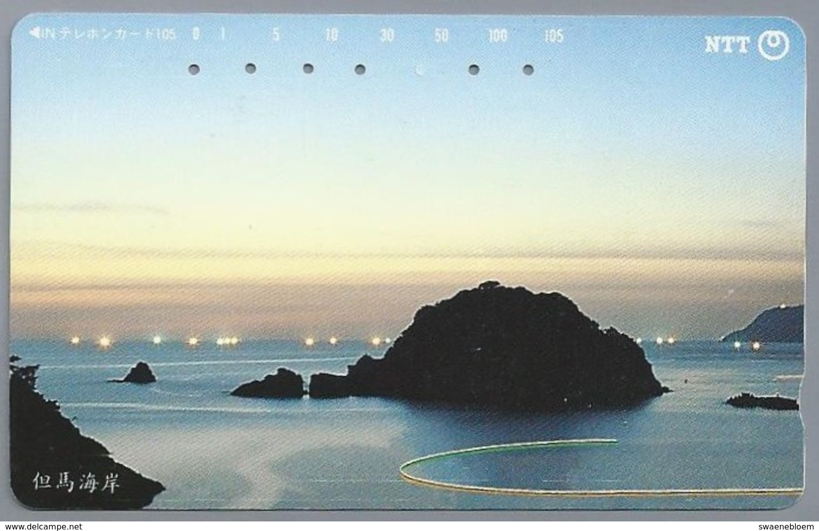 JP.- Japan, Telefoonkaart. Telecarte Japon. NTT. TELEPHONE CARD 105. - Landschappen