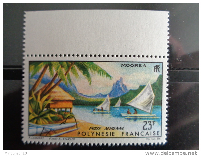 POLYNESIE 1964 P.A. Y&amp;T N° 9 ** - PAYSAGES DE MOOREA - Unused Stamps