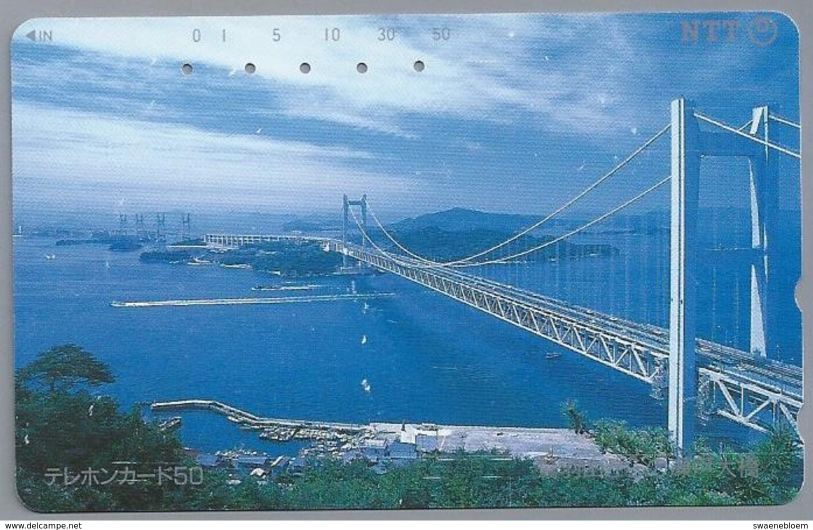 JP.- Japan, Telefoonkaart. Telecarte Japon. NTT. -  BRUG - Andere & Zonder Classificatie