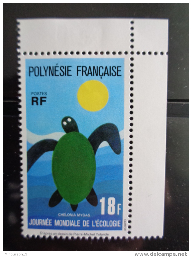 POLYNESIE 1976 Y&amp;T N° 108 &amp; 109 ** - JOURNEE MONDIALE DE L'ECOLOGIE - Neufs