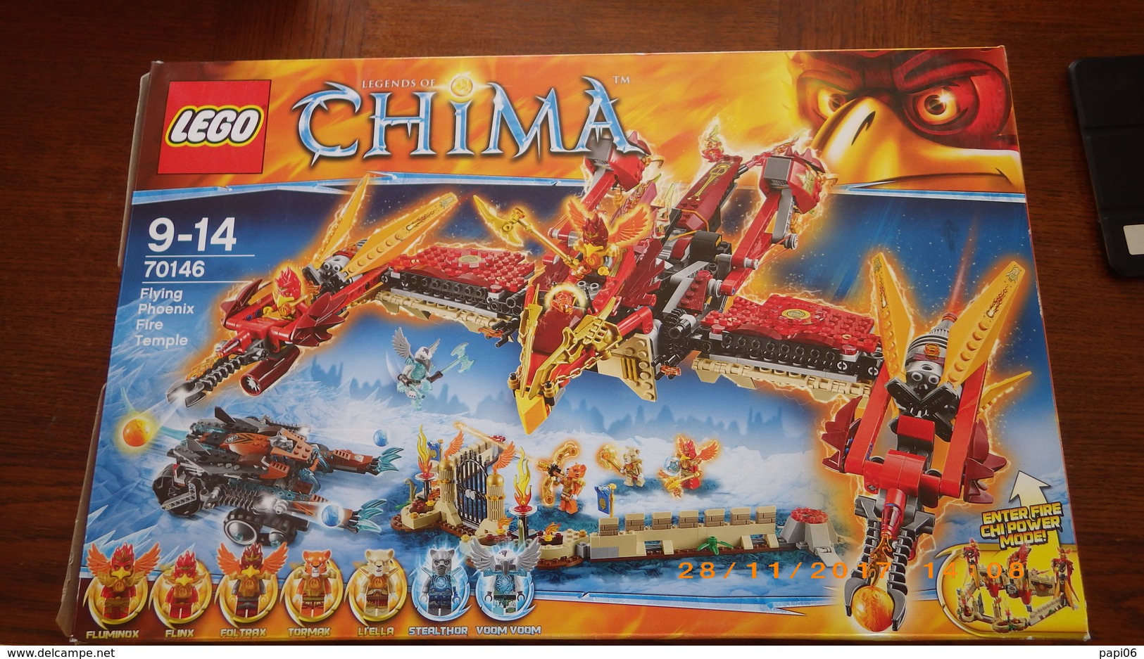 Lego Chima 70146 Le Temple Du Phoenix De Feu - Sin Clasificación