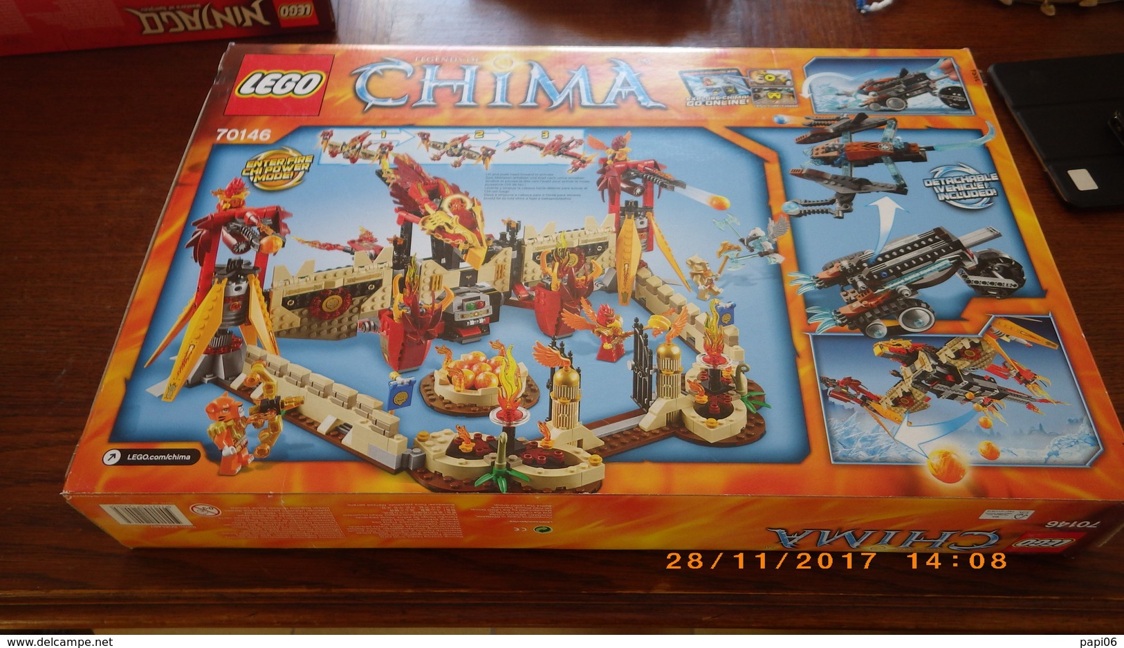 Lego Chima 70146 Le Temple Du Phoenix De Feu - Sin Clasificación