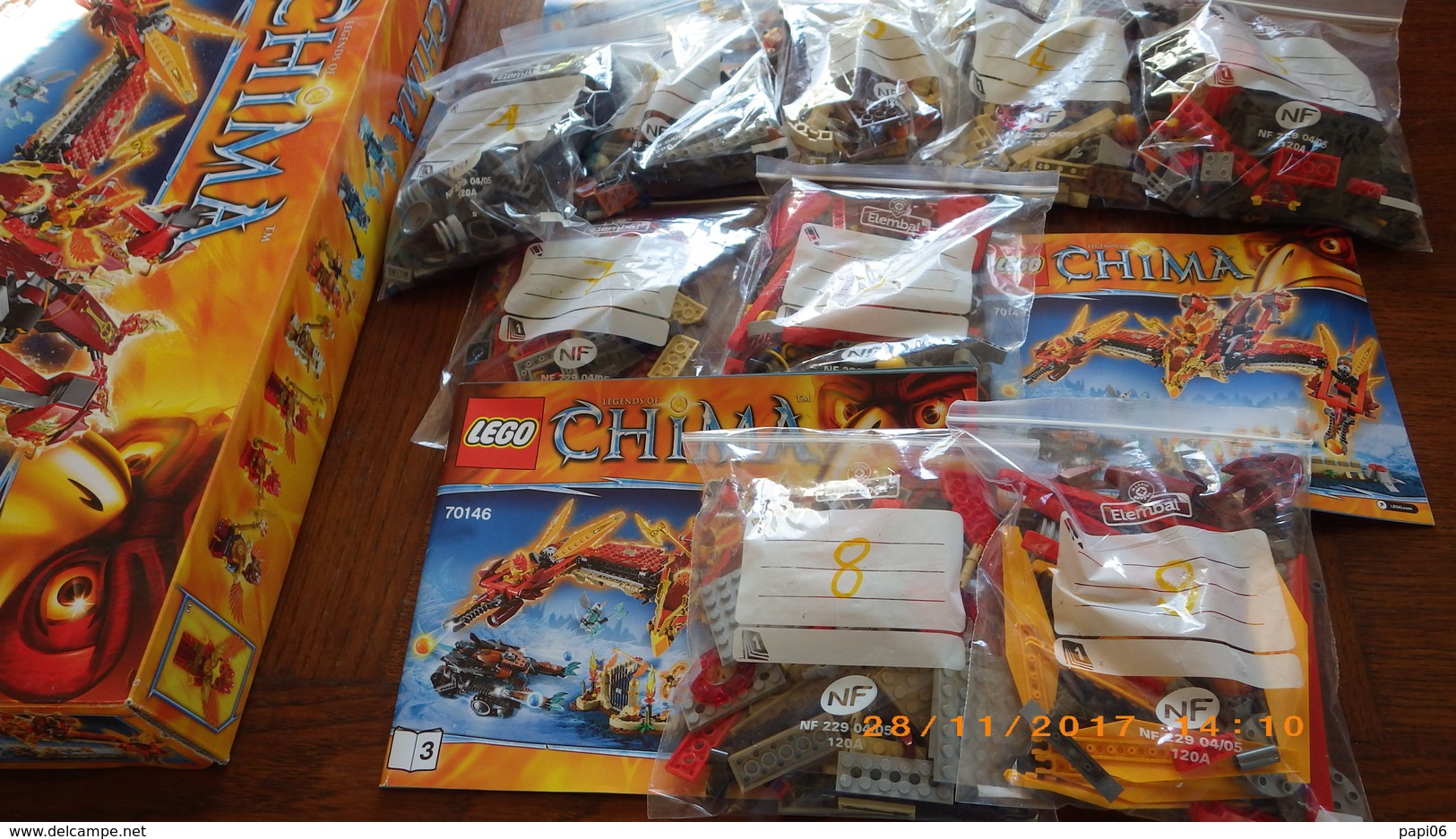 Lego Chima 70146 Le Temple Du Phoenix De Feu - Non Classés