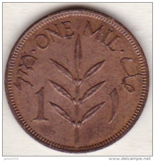 PALESTINE . 1 MIL 1927 .BRONZE - Israel