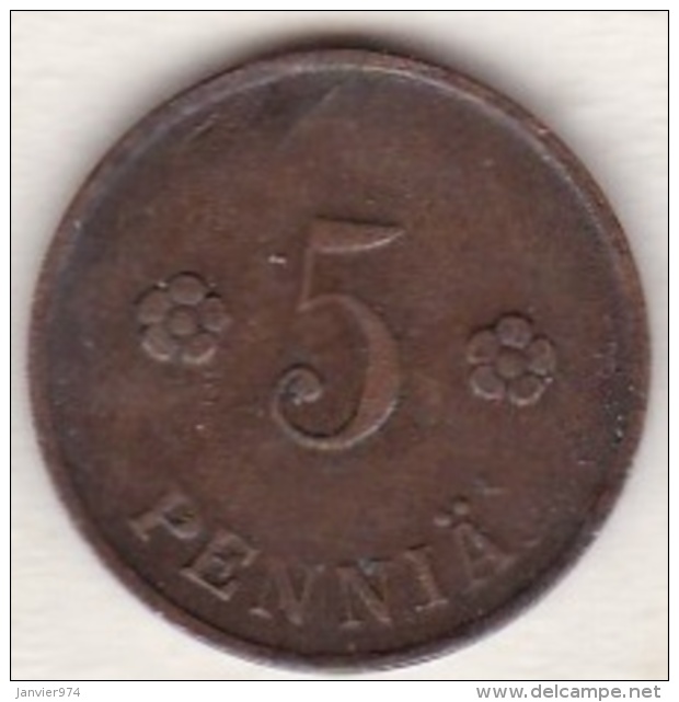Finlande . 5 Pennia 1921 . - Finlande